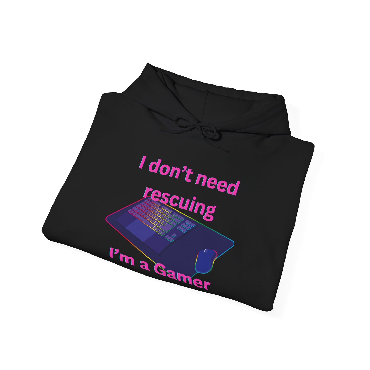 Gamer Girl Hoodie Pink Lettering