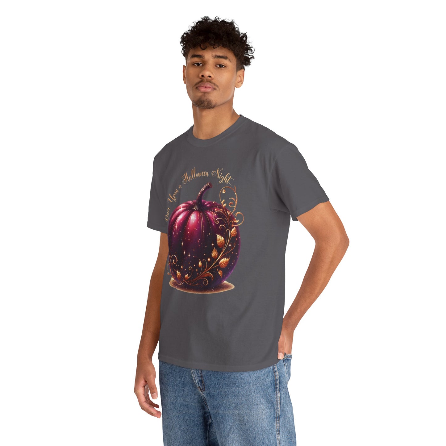 Spooky Pumpkin Tee, Halloween Shirt, Fall Fashion T-Shirt, Unisex Halloween Cotton Tee, Casual Witchy Outfit, Autumn Celebration Wear