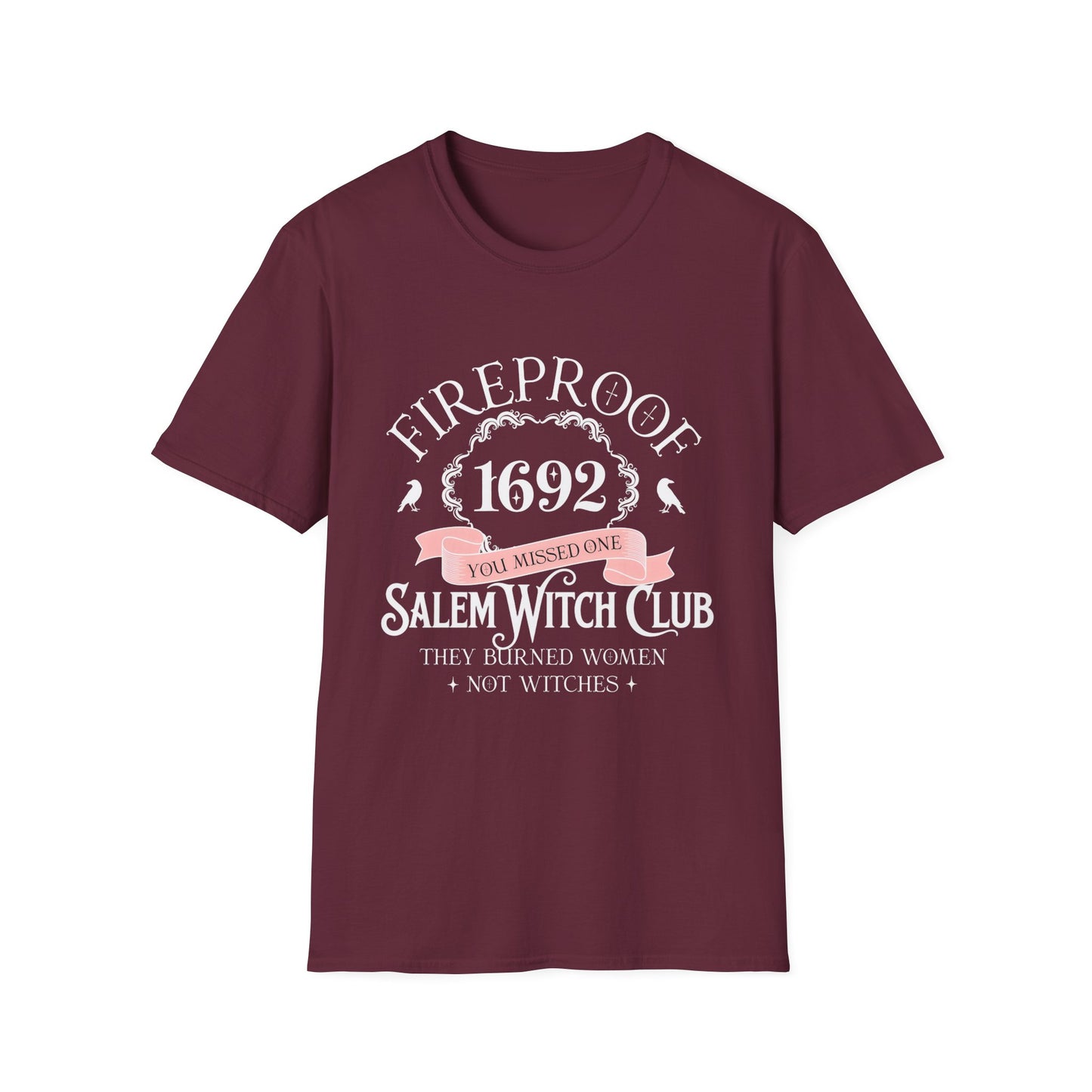 Salem Witch Club T-Shirt, Unisex Graphic Tee, Halloween Gift, Witchcraft Apparel, Vintage Style Shirt