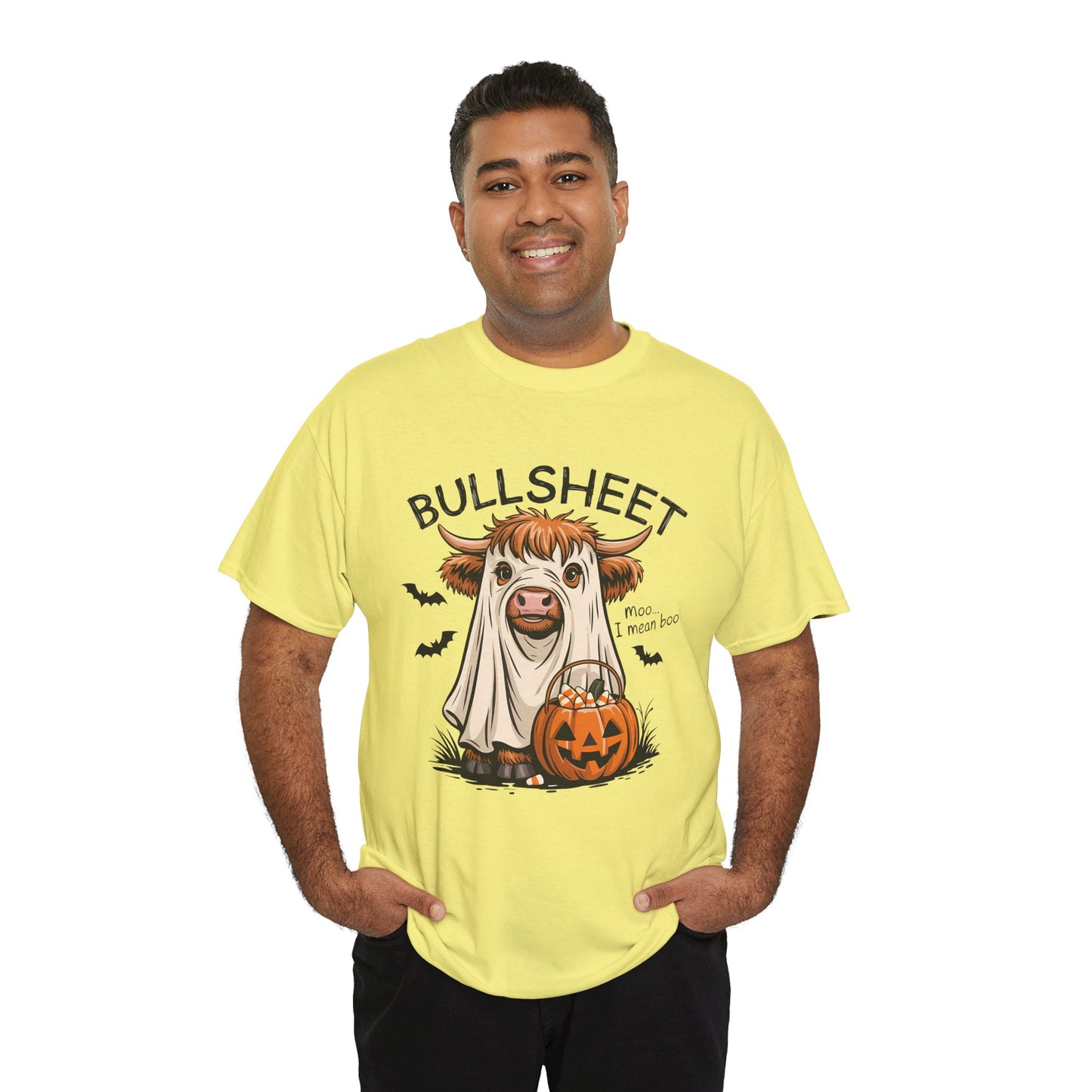 Halloween Cow Tee, Funny Halloween T-Shirt, Unisex Graphic Tee, Spooky Costume Wear, Trick or Treat Apparel