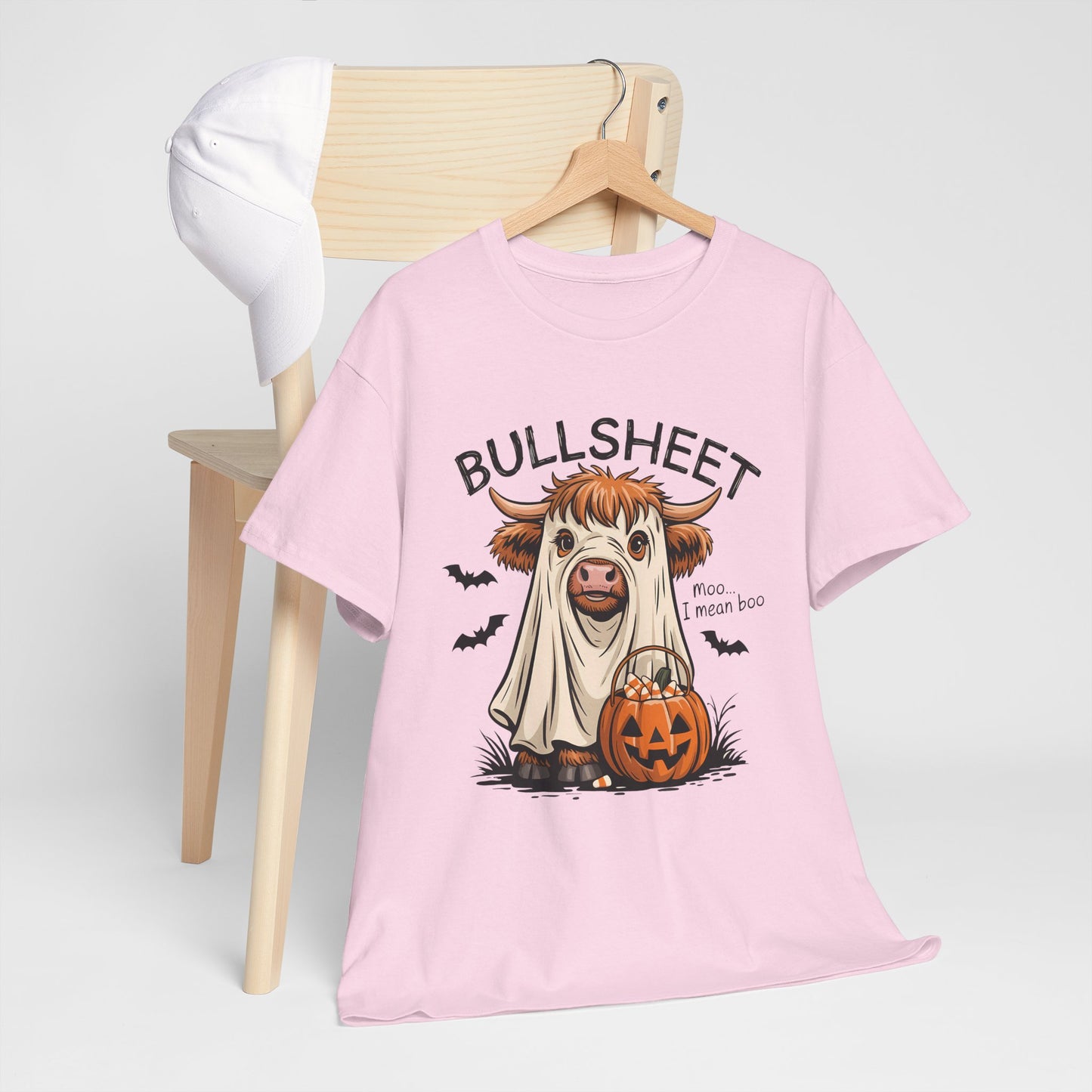 Halloween Cow Tee, Funny Halloween T-Shirt, Unisex Graphic Tee, Spooky Costume Wear, Trick or Treat Apparel