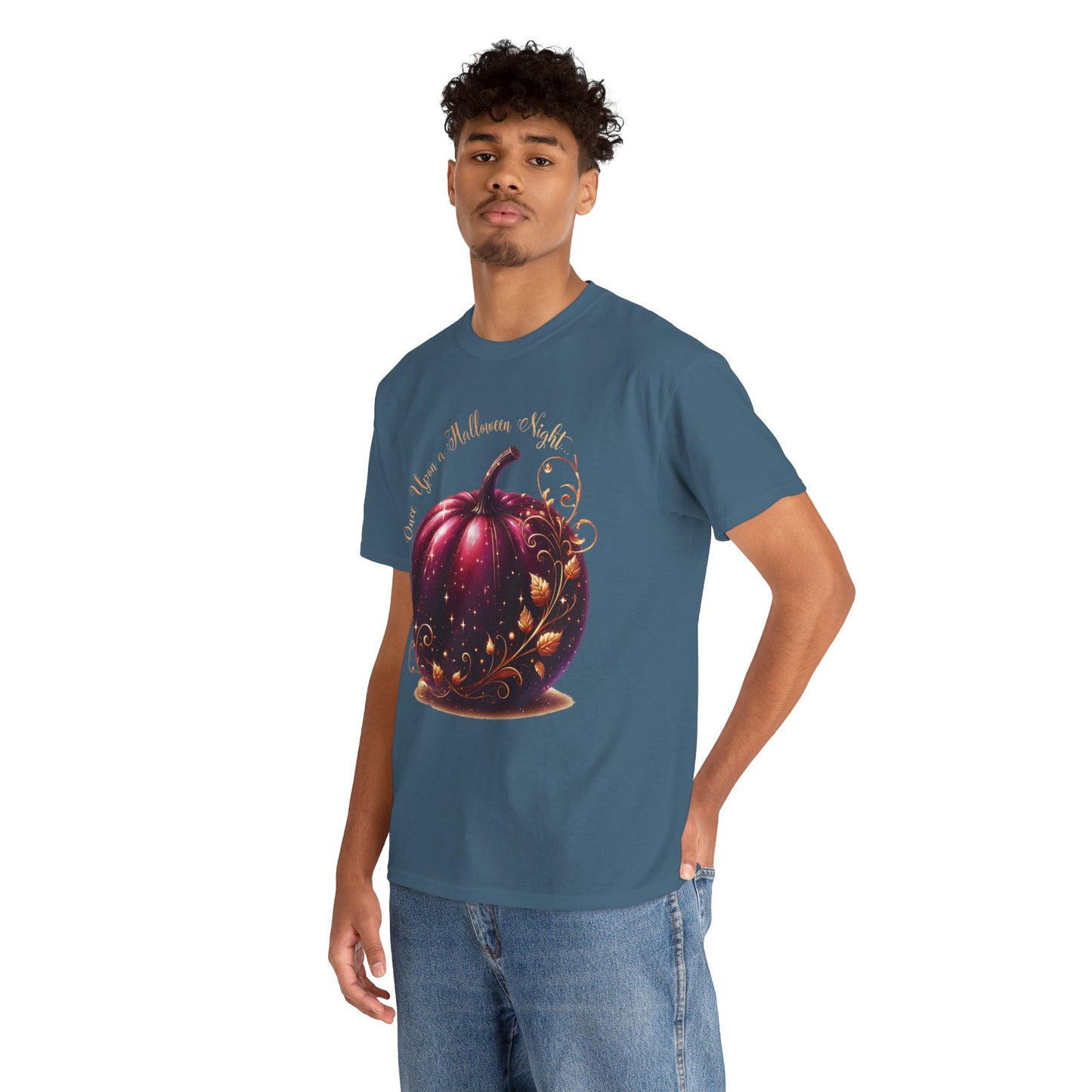 Spooky Pumpkin Tee, Halloween Shirt, Fall Fashion T-Shirt, Unisex Halloween Cotton Tee, Casual Witchy Outfit, Autumn Celebration Wear