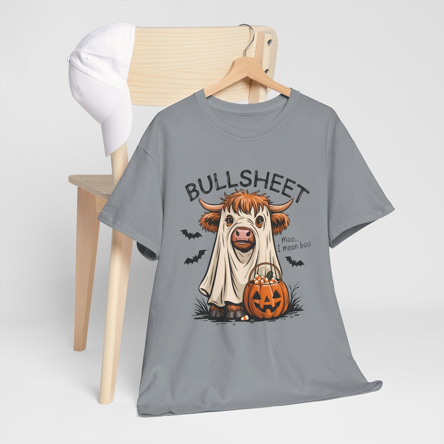 Halloween Cow Tee, Funny Halloween T-Shirt, Unisex Graphic Tee, Spooky Costume Wear, Trick or Treat Apparel
