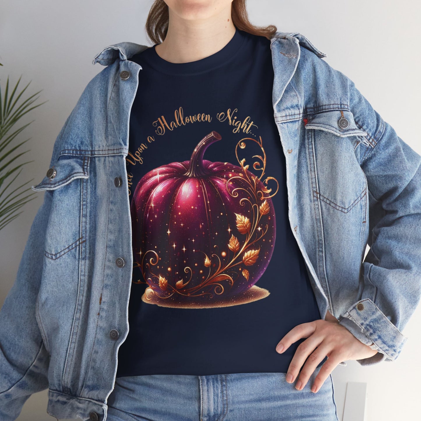 Spooky Pumpkin Tee, Halloween Shirt, Fall Fashion T-Shirt, Unisex Halloween Cotton Tee, Casual Witchy Outfit, Autumn Celebration Wear