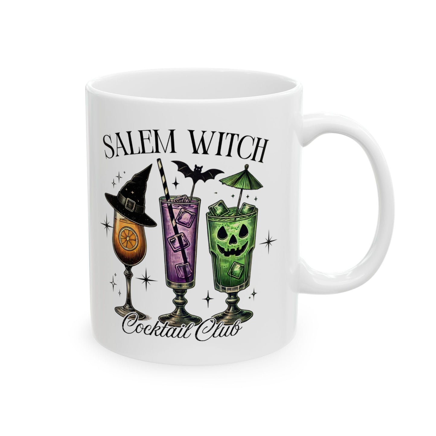 Witchy Ceramic Mug - Perfect for Halloween, Coffee Lovers, Gift for Her, Witch Decor, Spooky Vibes