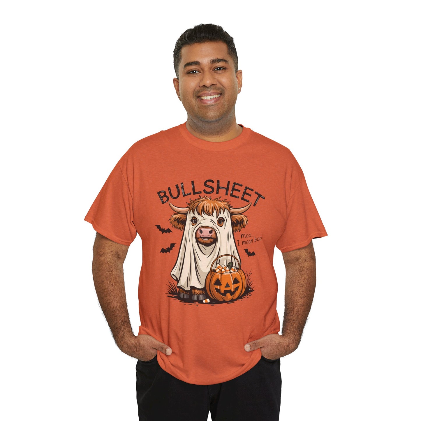 Halloween Cow Tee, Funny Halloween T-Shirt, Unisex Graphic Tee, Spooky Costume Wear, Trick or Treat Apparel
