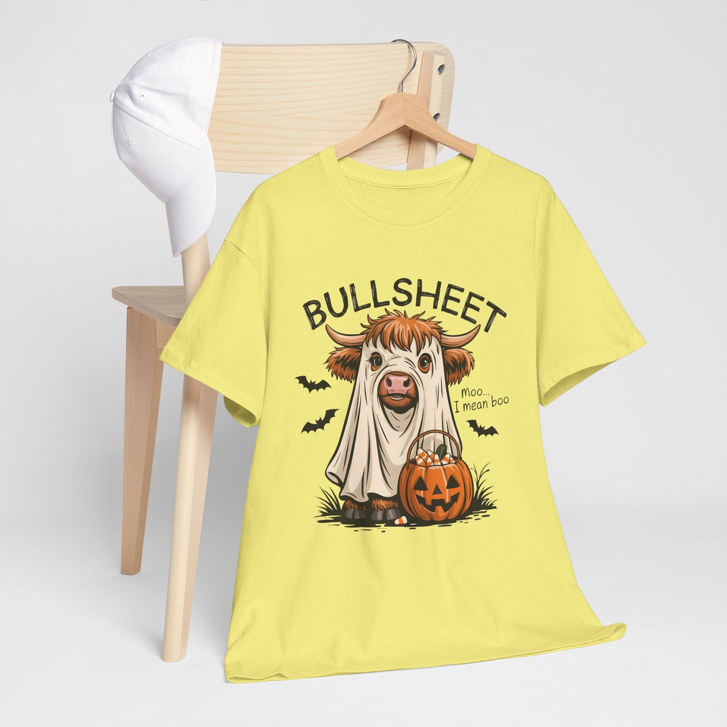 Halloween Cow Tee, Funny Halloween T-Shirt, Unisex Graphic Tee, Spooky Costume Wear, Trick or Treat Apparel