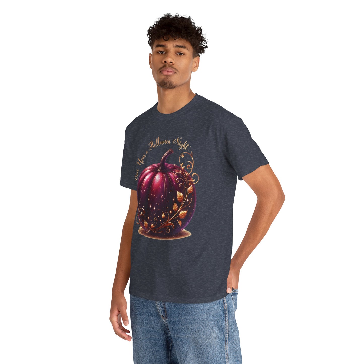Spooky Pumpkin Tee, Halloween Shirt, Fall Fashion T-Shirt, Unisex Halloween Cotton Tee, Casual Witchy Outfit, Autumn Celebration Wear