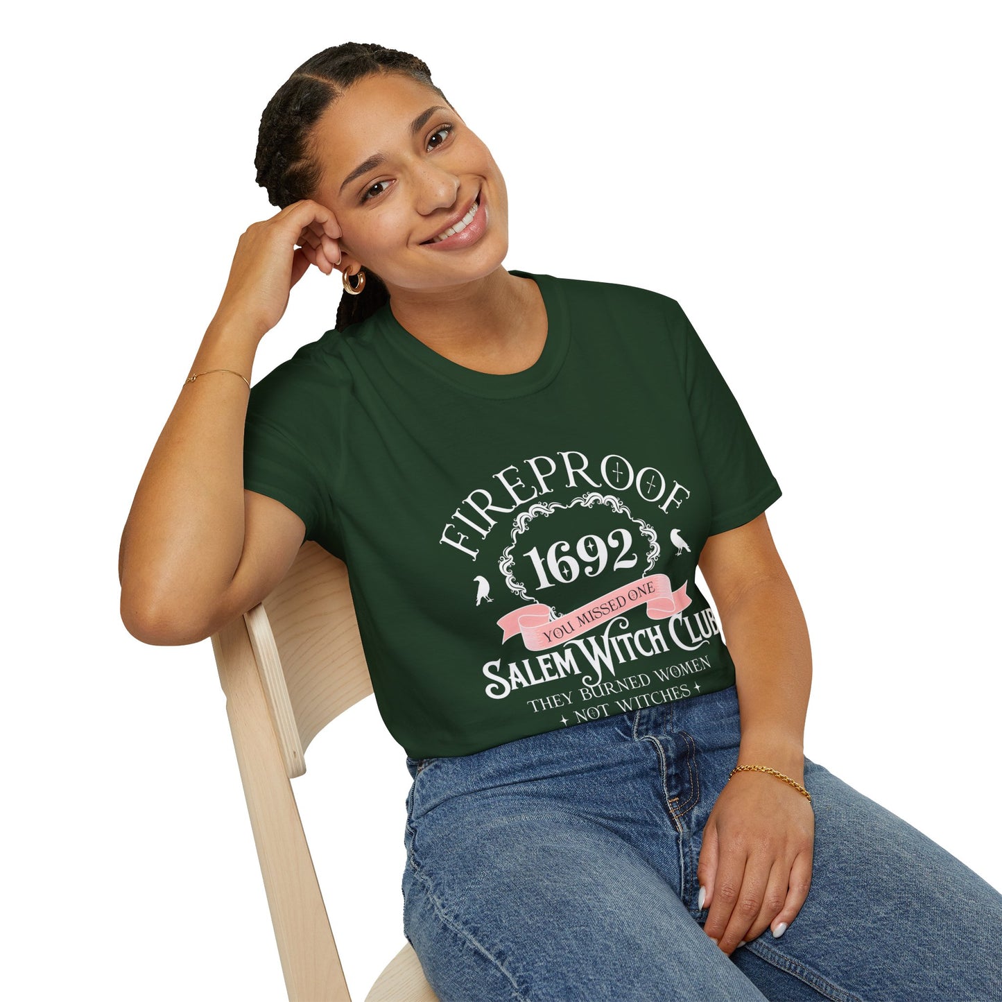 Salem Witch Club T-Shirt, Unisex Graphic Tee, Halloween Gift, Witchcraft Apparel, Vintage Style Shirt
