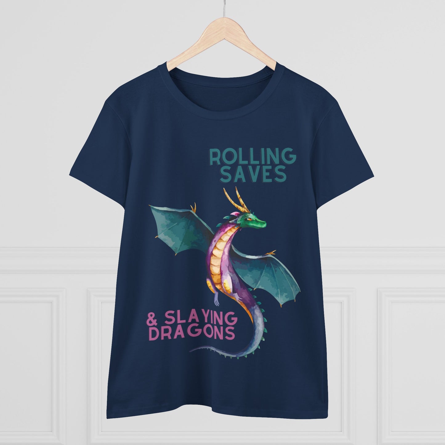 Rolling Saves & Slaying Dragons Women's Cut T-Shirt