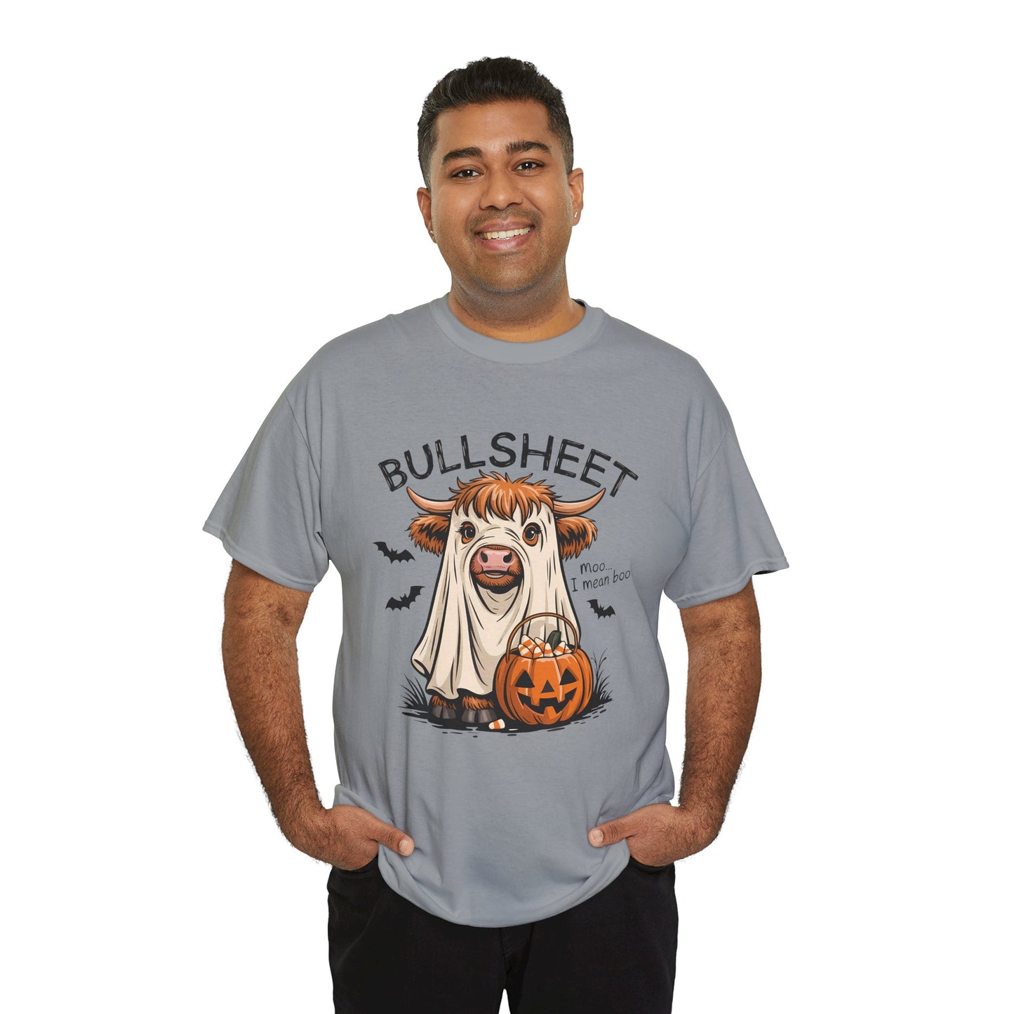 Halloween Cow Tee, Funny Halloween T-Shirt, Unisex Graphic Tee, Spooky Costume Wear, Trick or Treat Apparel