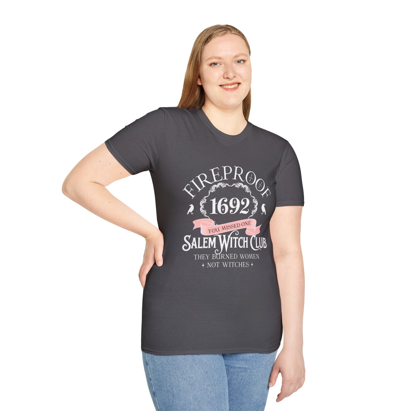 Salem Witch Club T-Shirt, Unisex Graphic Tee, Halloween Gift, Witchcraft Apparel, Vintage Style Shirt