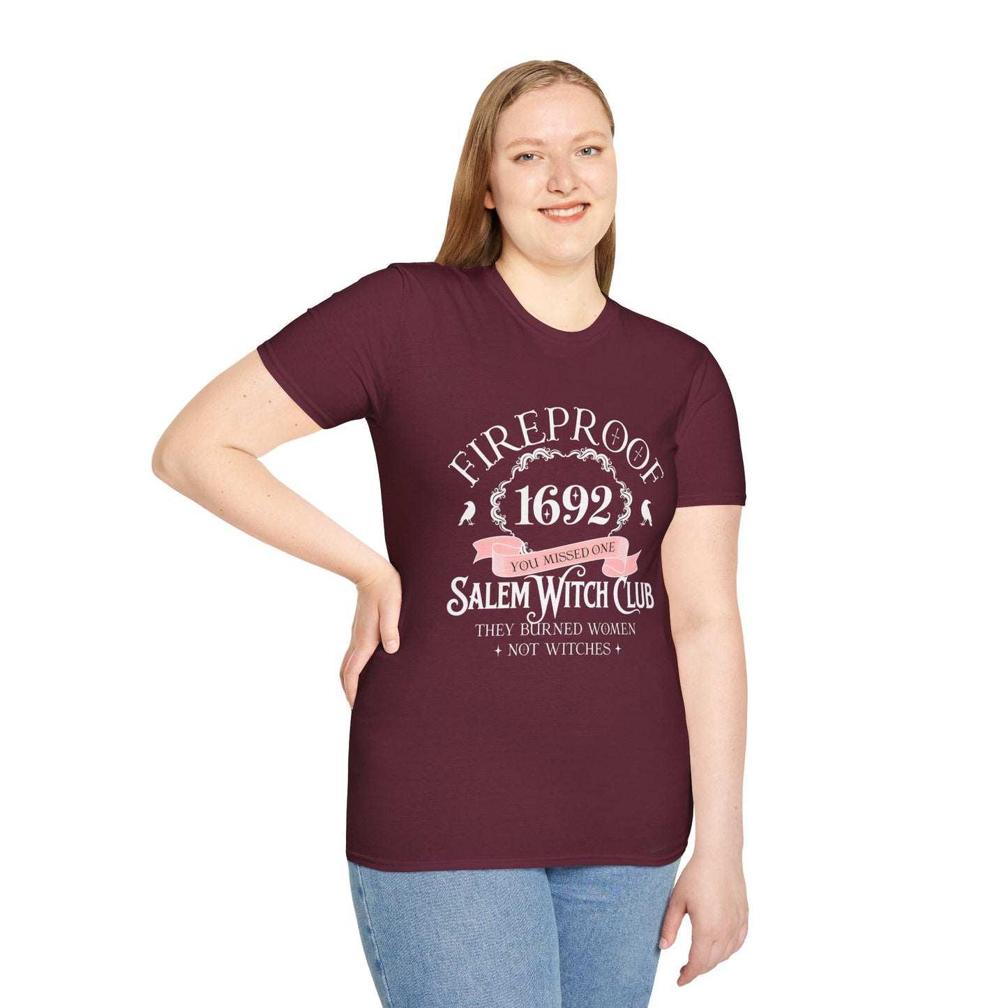 Salem Witch Club T-Shirt, Unisex Graphic Tee, Halloween Gift, Witchcraft Apparel, Vintage Style Shirt