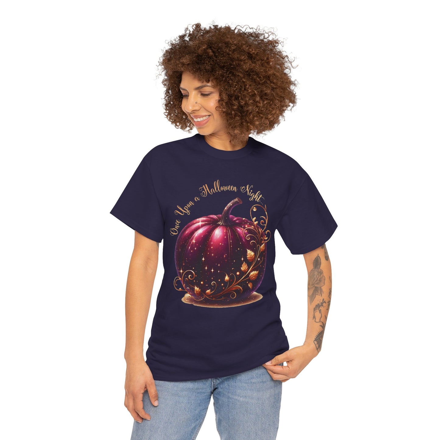 Spooky Pumpkin Tee, Halloween Shirt, Fall Fashion T-Shirt, Unisex Halloween Cotton Tee, Casual Witchy Outfit, Autumn Celebration Wear