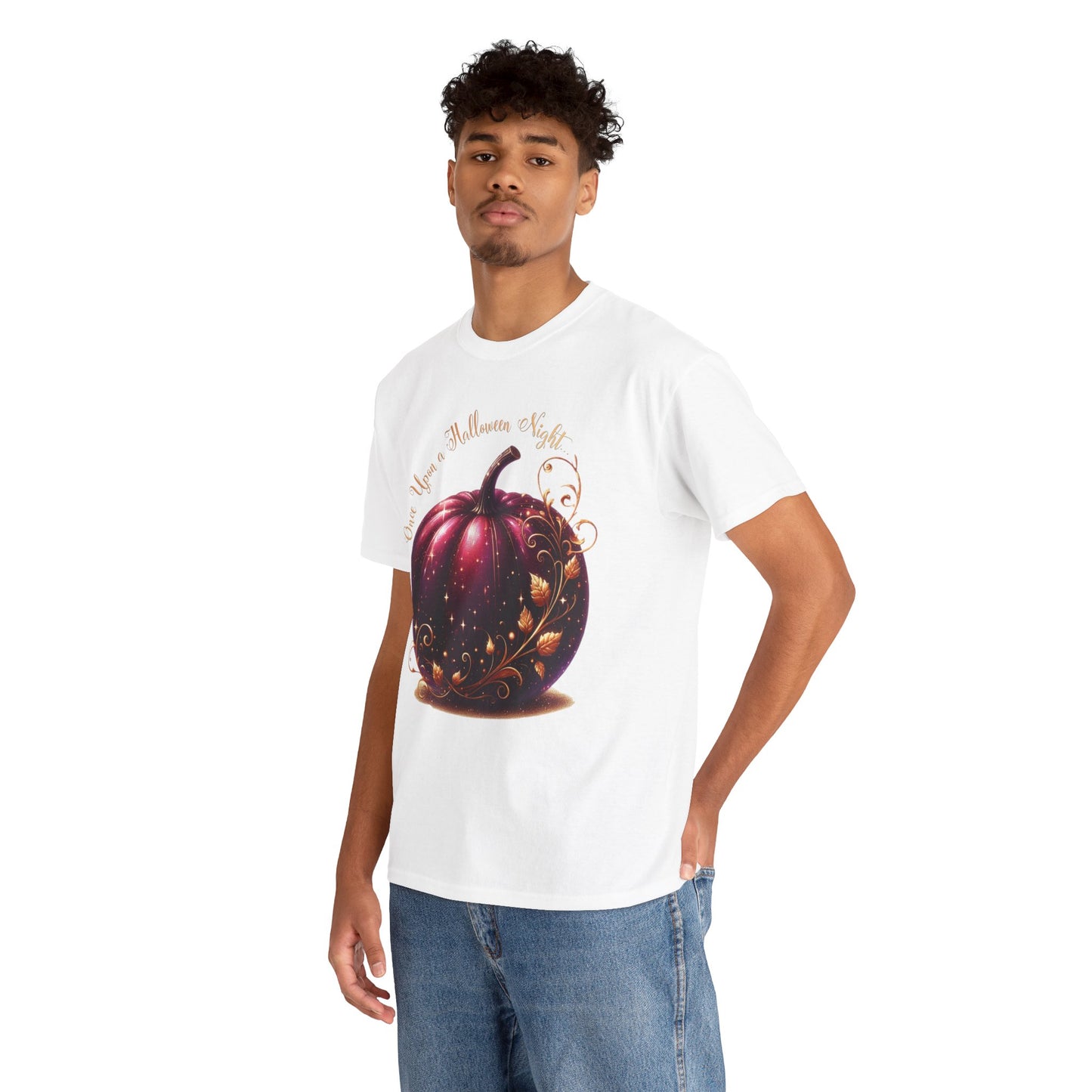 Spooky Pumpkin Tee, Halloween Shirt, Fall Fashion T-Shirt, Unisex Halloween Cotton Tee, Casual Witchy Outfit, Autumn Celebration Wear