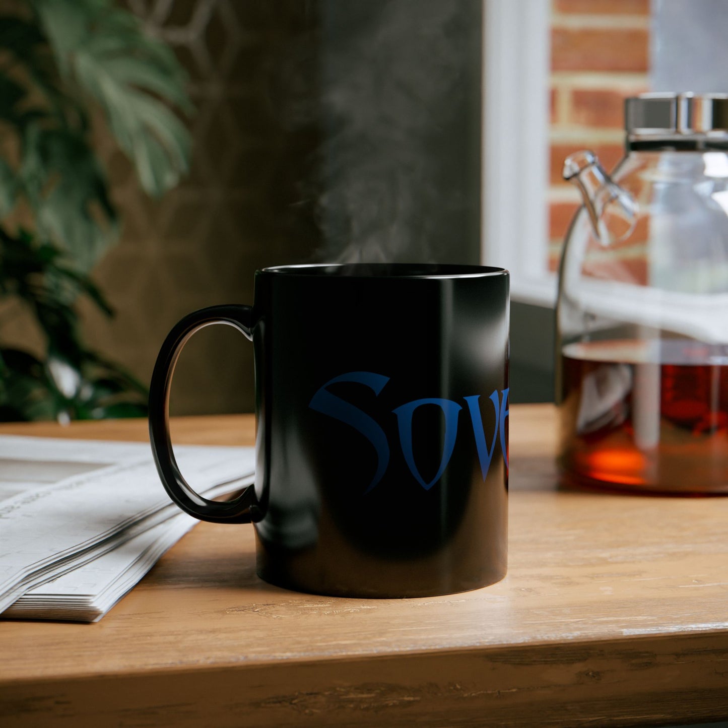 Black Sovereign Ceramic Mug, (11oz, 15oz)