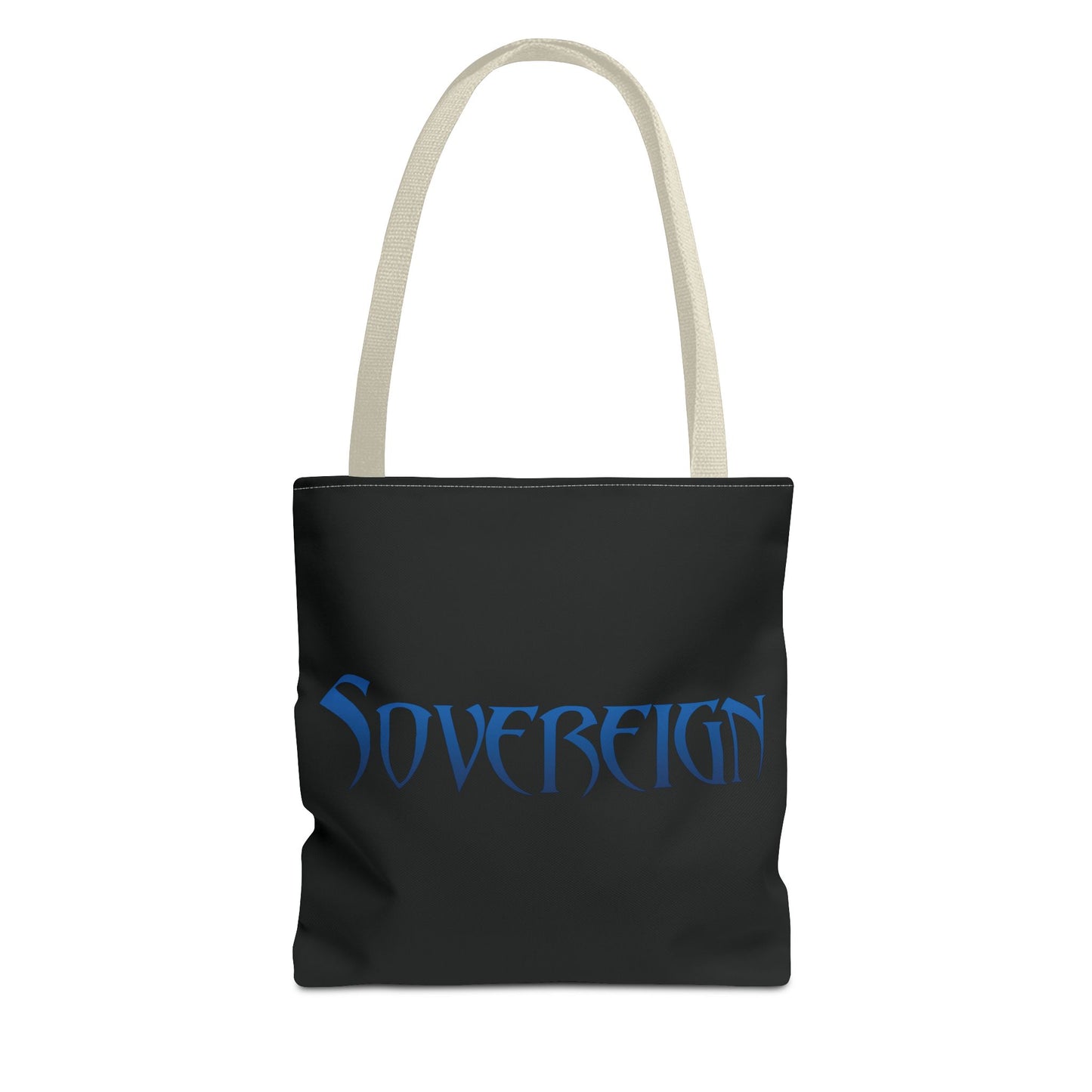 Black Sovereign Tote Bag: Stylish Carry-All, Perfect for Everyday Use, Gifts, Shopping, and Travel