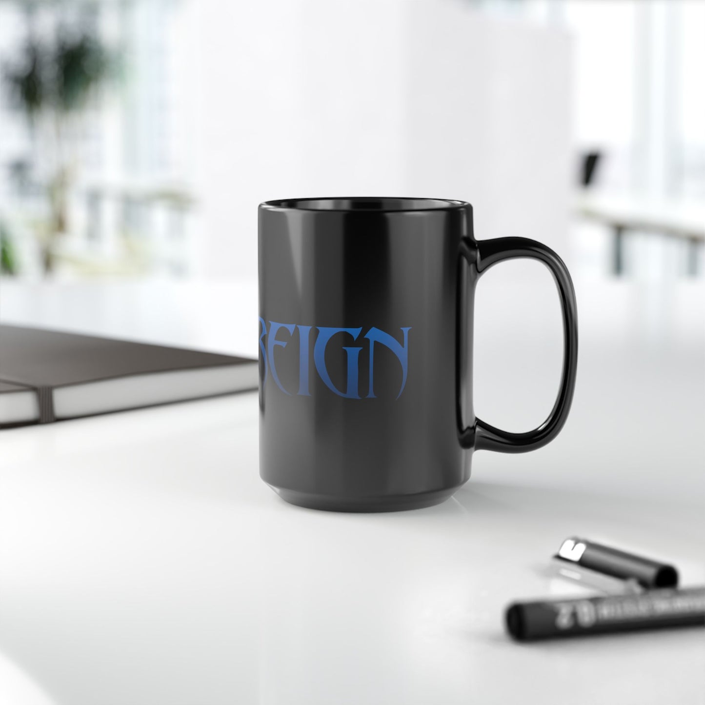 Black Sovereign Ceramic Mug, (11oz, 15oz)