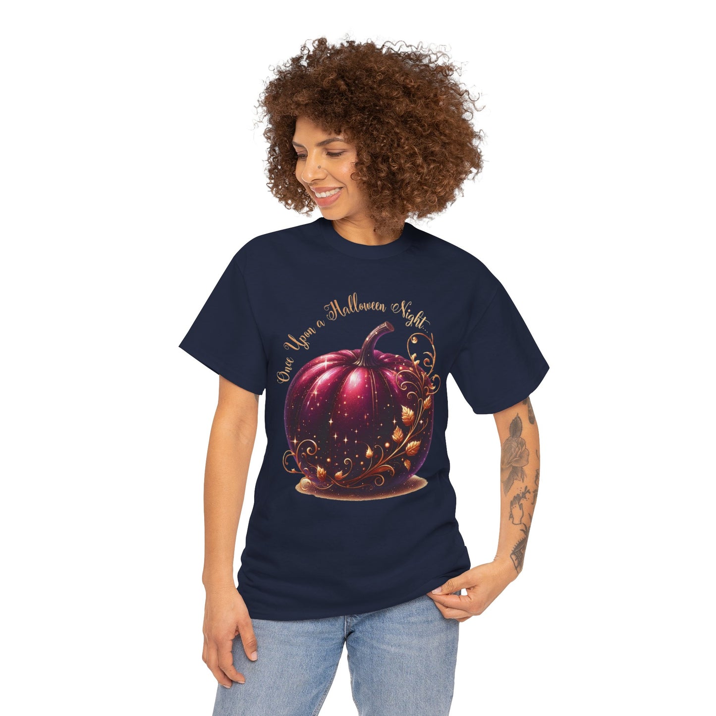 Spooky Pumpkin Tee, Halloween Shirt, Fall Fashion T-Shirt, Unisex Halloween Cotton Tee, Casual Witchy Outfit, Autumn Celebration Wear