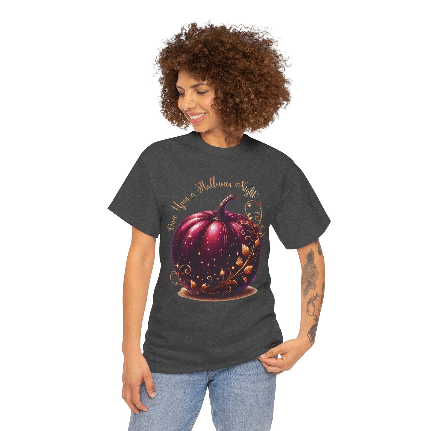 Spooky Pumpkin Tee, Halloween Shirt, Fall Fashion T-Shirt, Unisex Halloween Cotton Tee, Casual Witchy Outfit, Autumn Celebration Wear