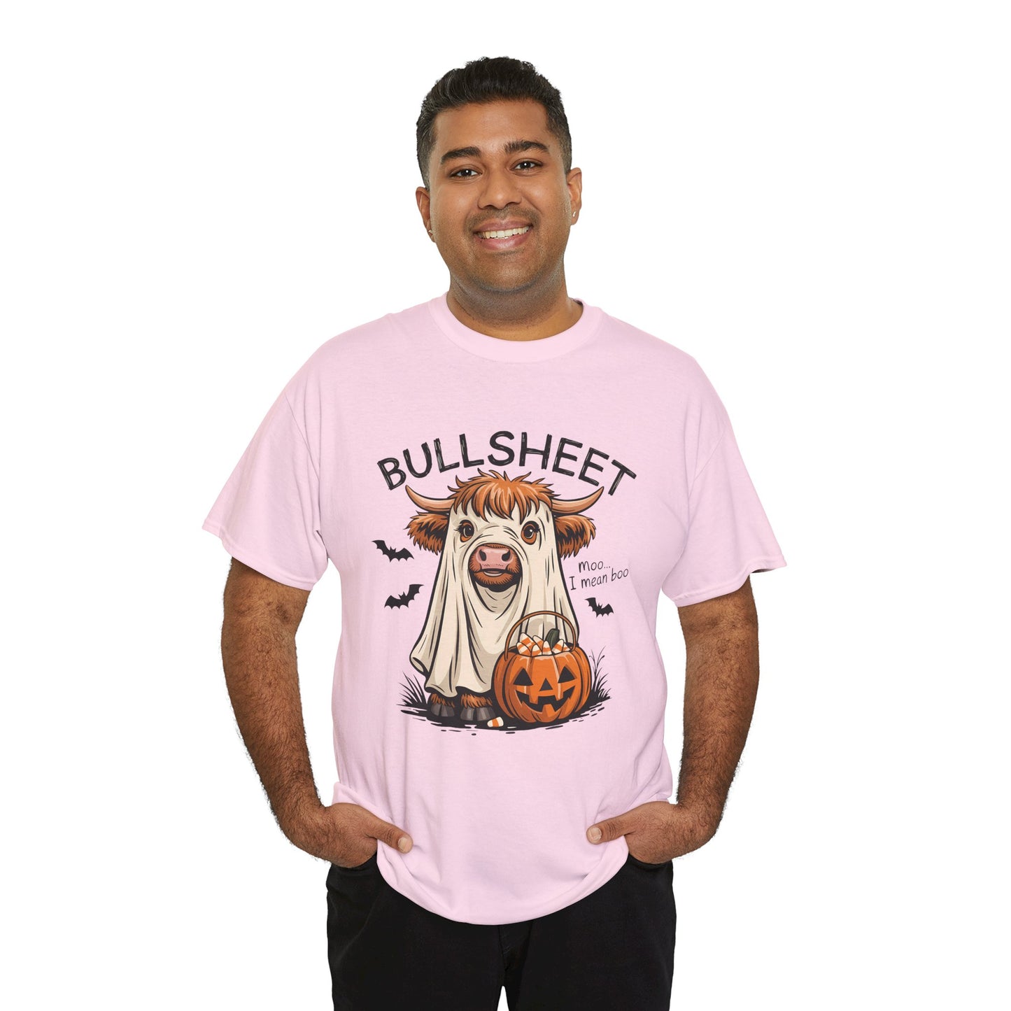 Halloween Cow Tee, Funny Halloween T-Shirt, Unisex Graphic Tee, Spooky Costume Wear, Trick or Treat Apparel