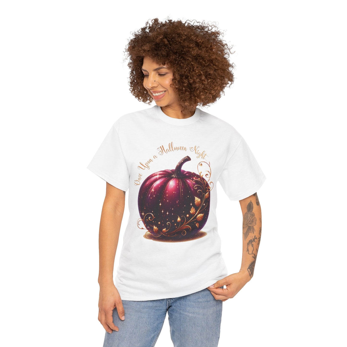 Spooky Pumpkin Tee, Halloween Shirt, Fall Fashion T-Shirt, Unisex Halloween Cotton Tee, Casual Witchy Outfit, Autumn Celebration Wear