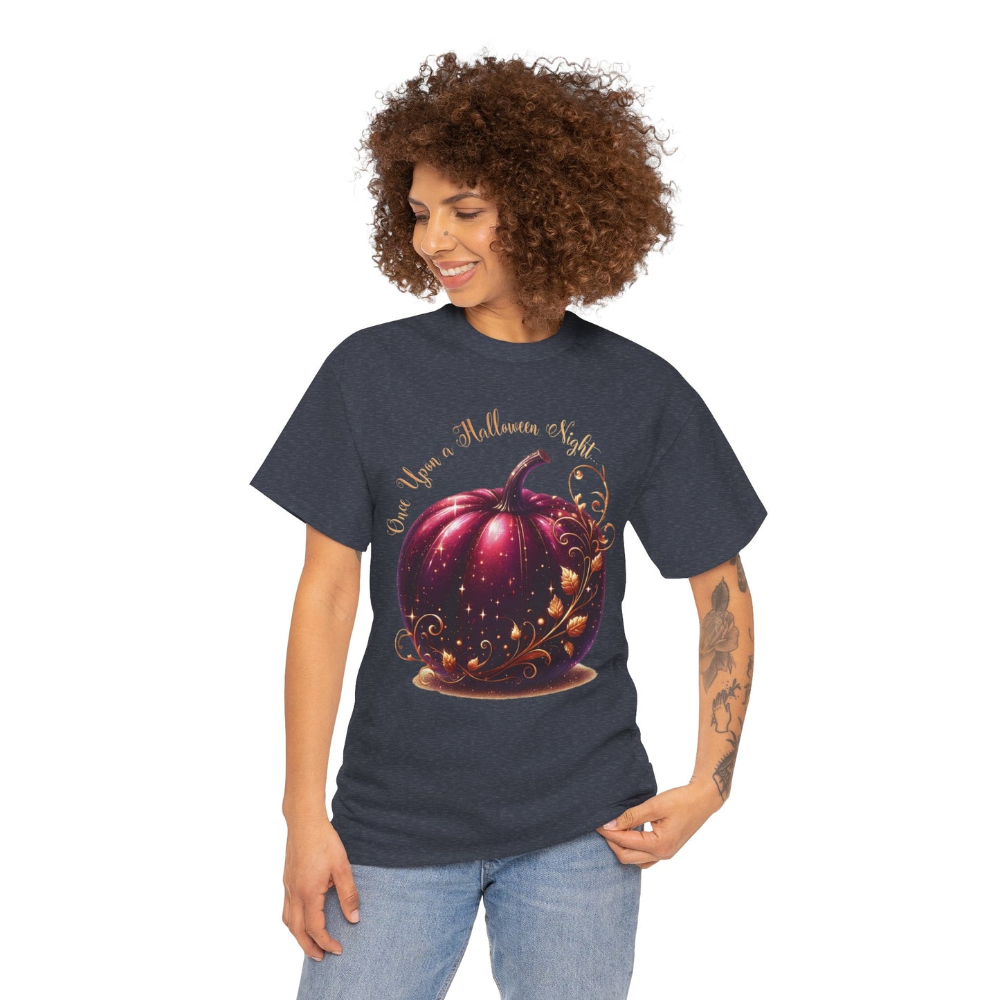 Spooky Pumpkin Tee, Halloween Shirt, Fall Fashion T-Shirt, Unisex Halloween Cotton Tee, Casual Witchy Outfit, Autumn Celebration Wear