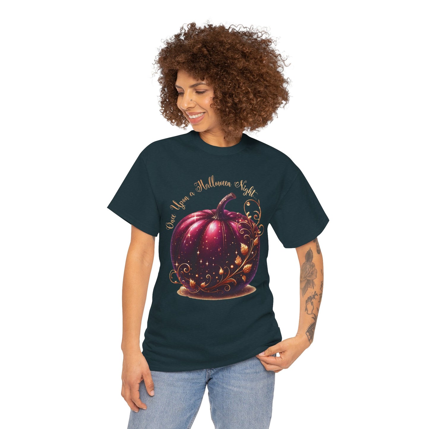 Spooky Pumpkin Tee, Halloween Shirt, Fall Fashion T-Shirt, Unisex Halloween Cotton Tee, Casual Witchy Outfit, Autumn Celebration Wear