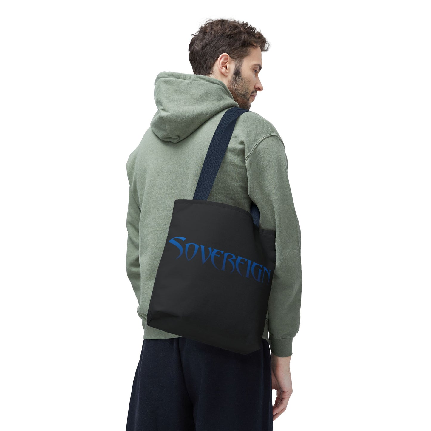 Black Sovereign Tote Bag: Stylish Carry-All, Perfect for Everyday Use, Gifts, Shopping, and Travel
