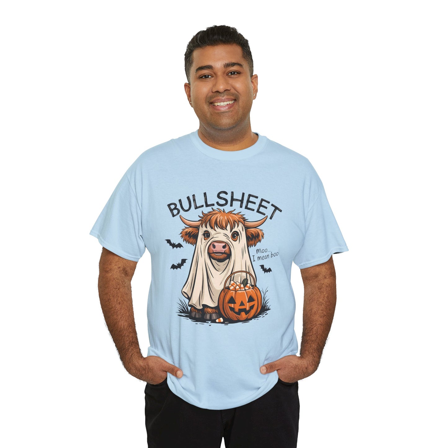 Halloween Cow Tee, Funny Halloween T-Shirt, Unisex Graphic Tee, Spooky Costume Wear, Trick or Treat Apparel