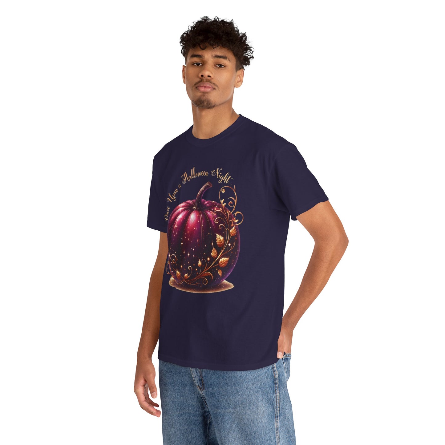 Spooky Pumpkin Tee, Halloween Shirt, Fall Fashion T-Shirt, Unisex Halloween Cotton Tee, Casual Witchy Outfit, Autumn Celebration Wear