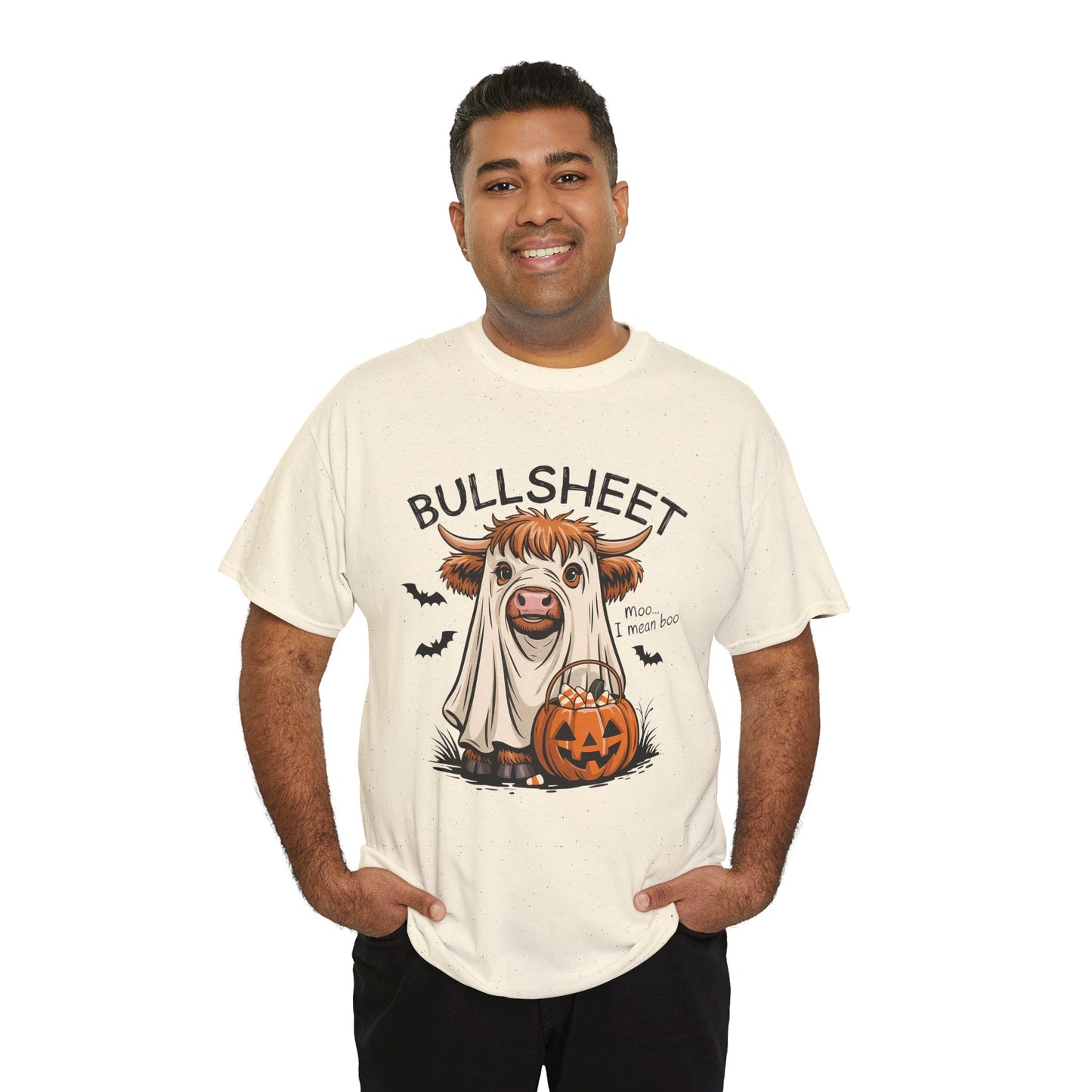 Halloween Cow Tee, Funny Halloween T-Shirt, Unisex Graphic Tee, Spooky Costume Wear, Trick or Treat Apparel