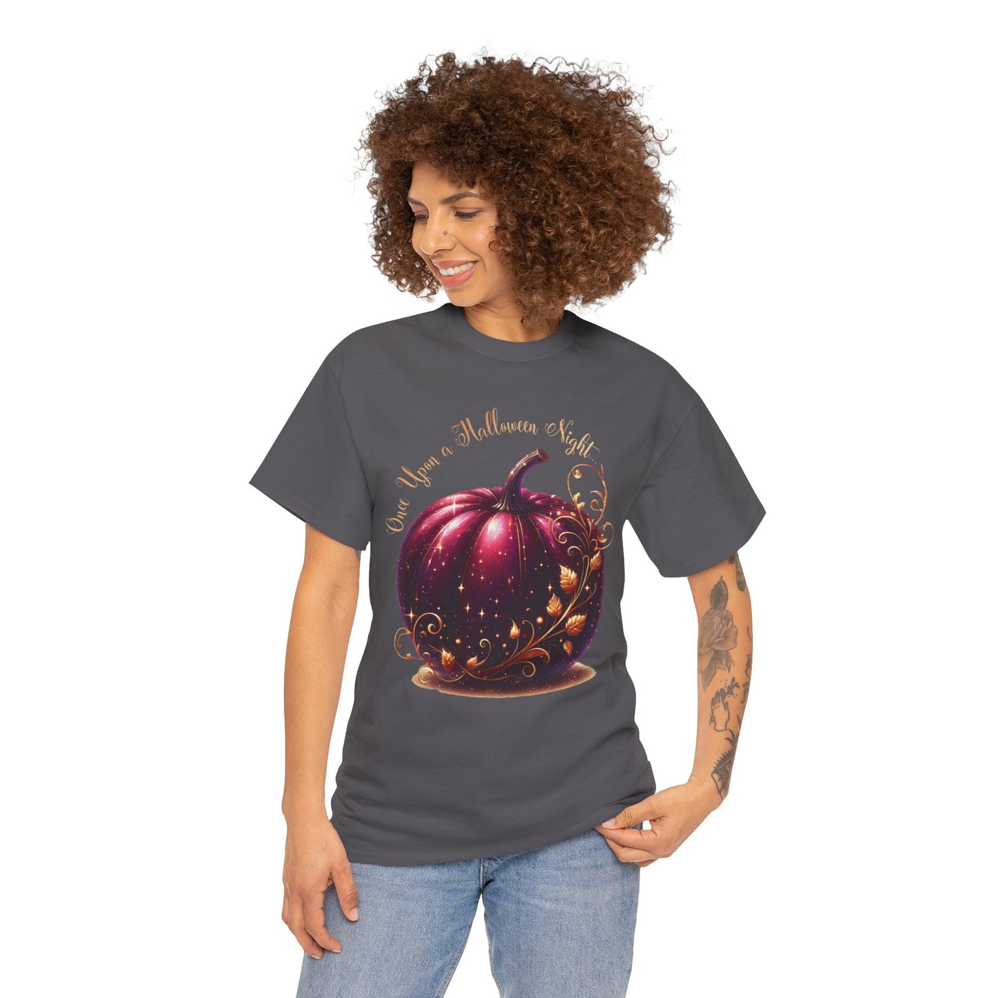 Spooky Pumpkin Tee, Halloween Shirt, Fall Fashion T-Shirt, Unisex Halloween Cotton Tee, Casual Witchy Outfit, Autumn Celebration Wear