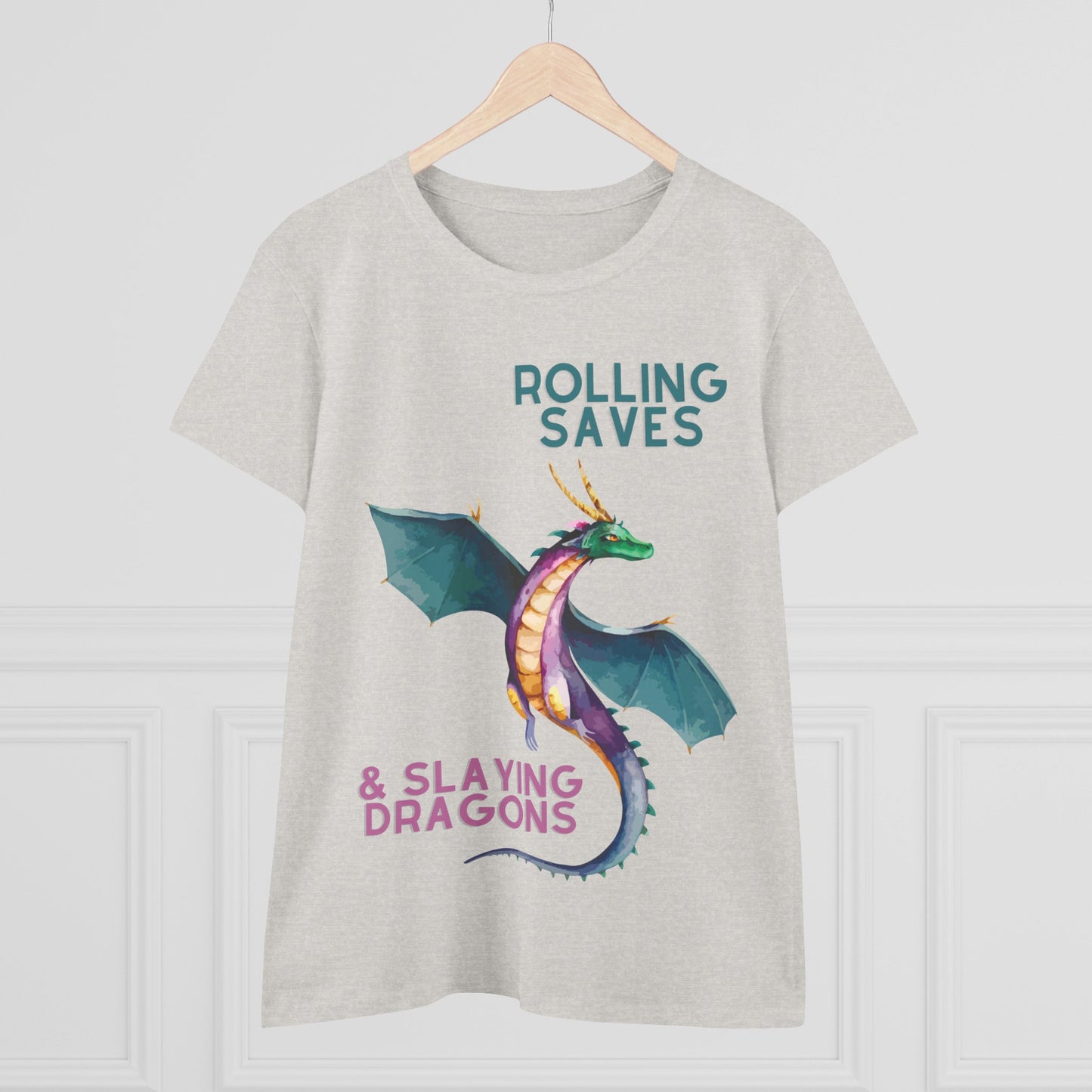 Rolling Saves & Slaying Dragons Women's Cut T-Shirt