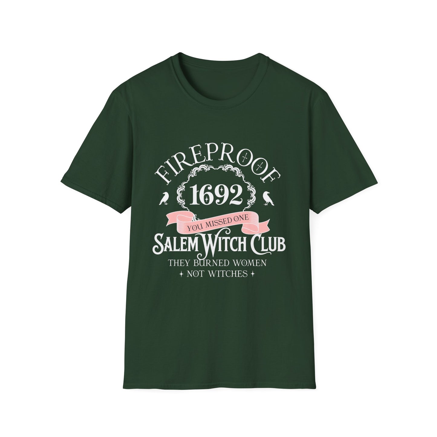 Salem Witch Club T-Shirt, Unisex Graphic Tee, Halloween Gift, Witchcraft Apparel, Vintage Style Shirt