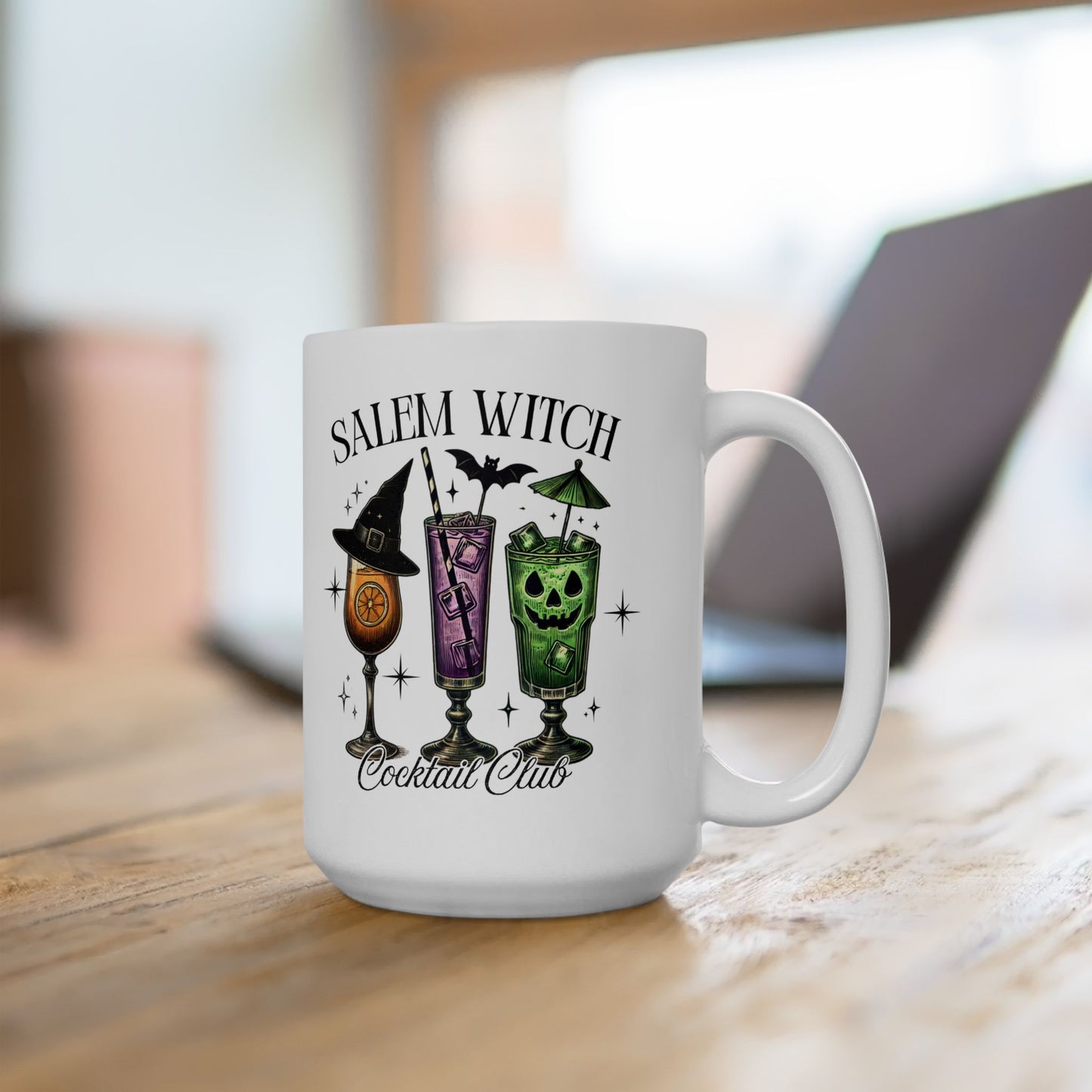 Witchy Ceramic Mug - Perfect for Halloween, Coffee Lovers, Gift for Her, Witch Decor, Spooky Vibes