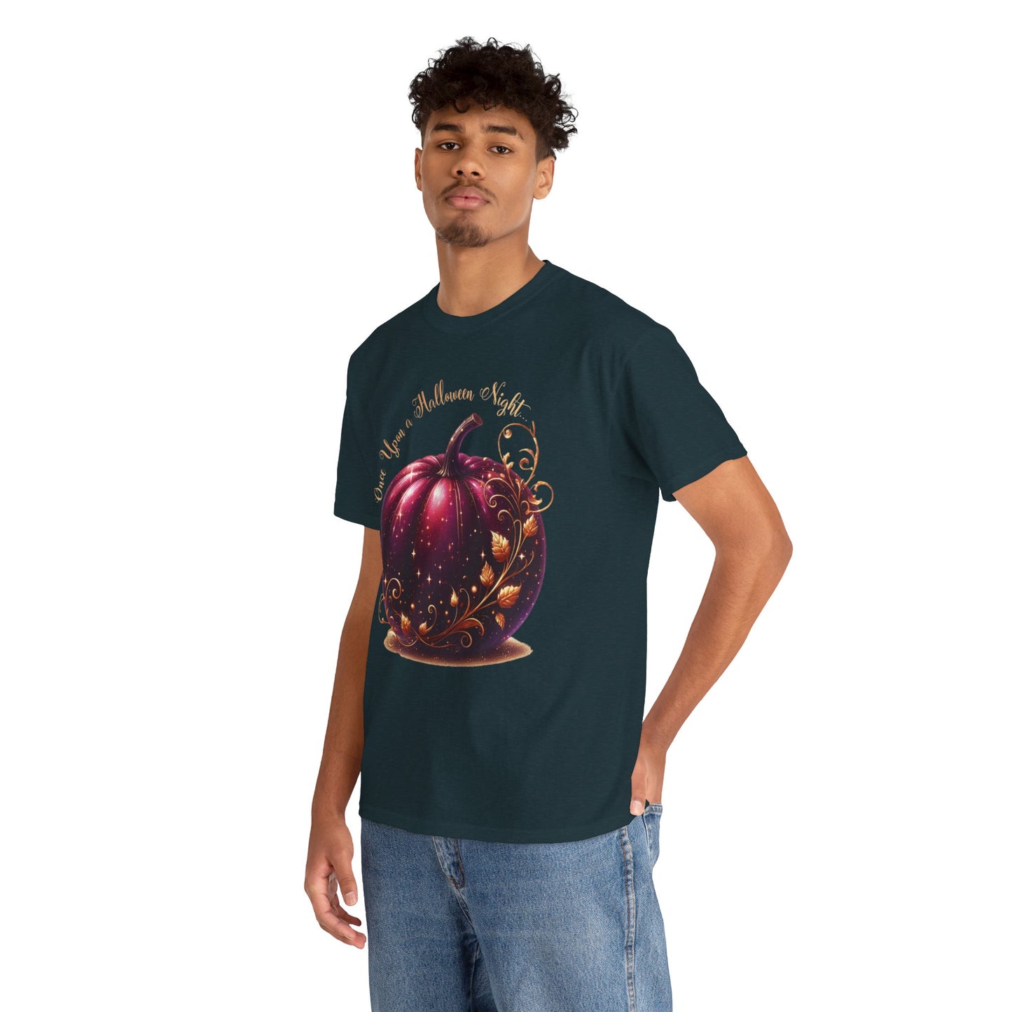 Spooky Pumpkin Tee, Halloween Shirt, Fall Fashion T-Shirt, Unisex Halloween Cotton Tee, Casual Witchy Outfit, Autumn Celebration Wear