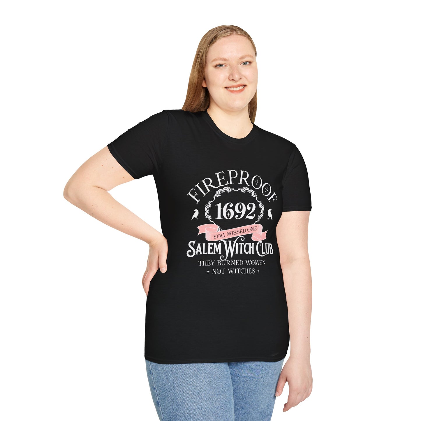 Salem Witch Club T-Shirt, Unisex Graphic Tee, Halloween Gift, Witchcraft Apparel, Vintage Style Shirt