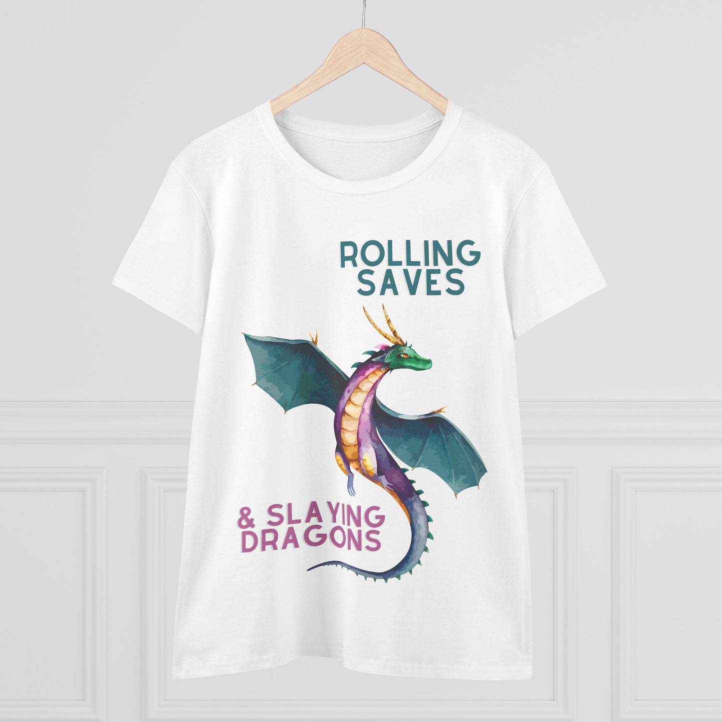 Rolling Saves & Slaying Dragons Women's Cut T-Shirt