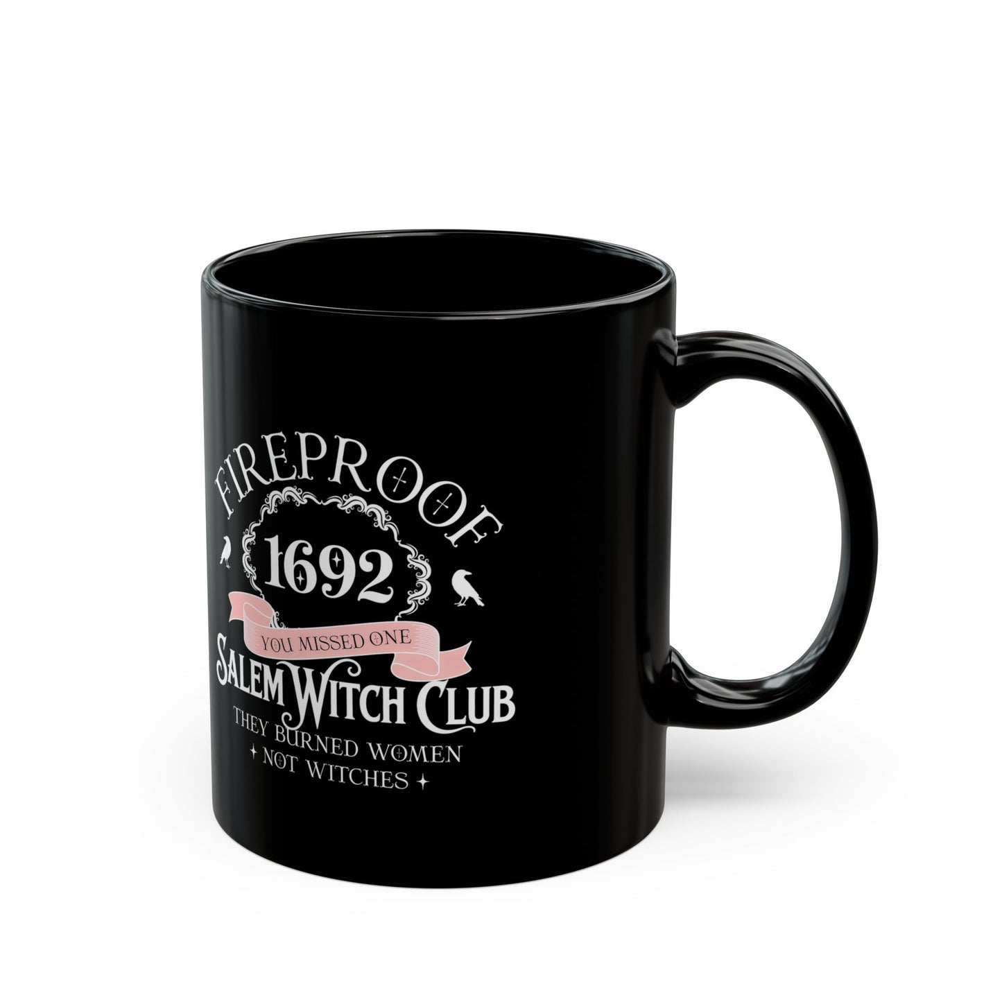 Salem Witch Club Mug | Fireproof Design | Halloween Gift, Spooky Decor, Witchcraft Accessory, Perfect for Cofee Lovers