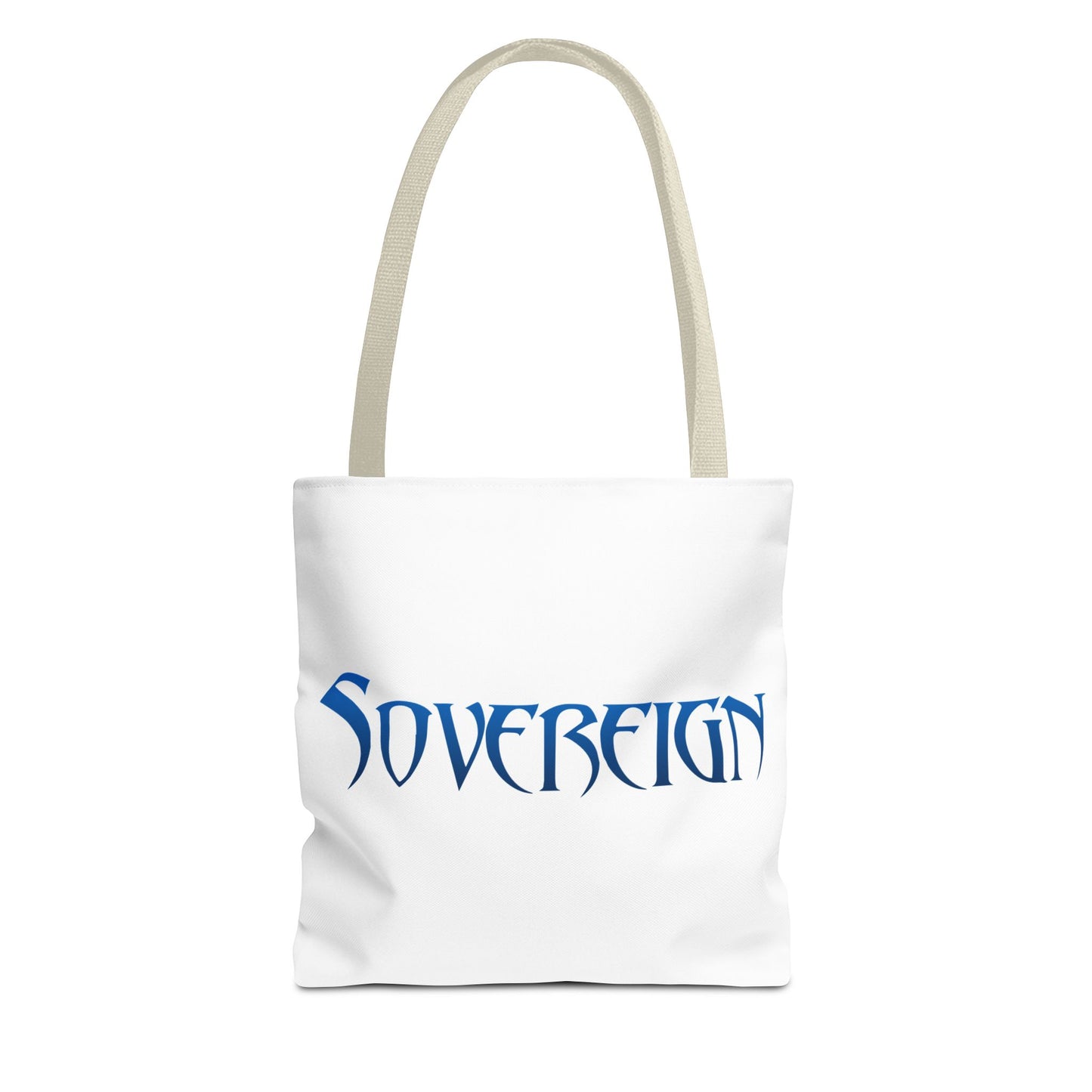 White Sovereign Tote Bag - Stylish, Reusable, Eco-Friendly Bag for Daily Use, Shopping, Travel, and Gifts