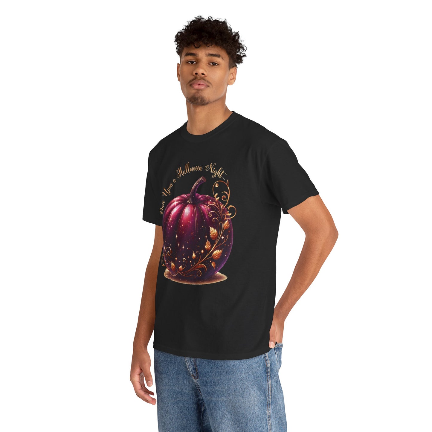 Spooky Pumpkin Tee, Halloween Shirt, Fall Fashion T-Shirt, Unisex Halloween Cotton Tee, Casual Witchy Outfit, Autumn Celebration Wear
