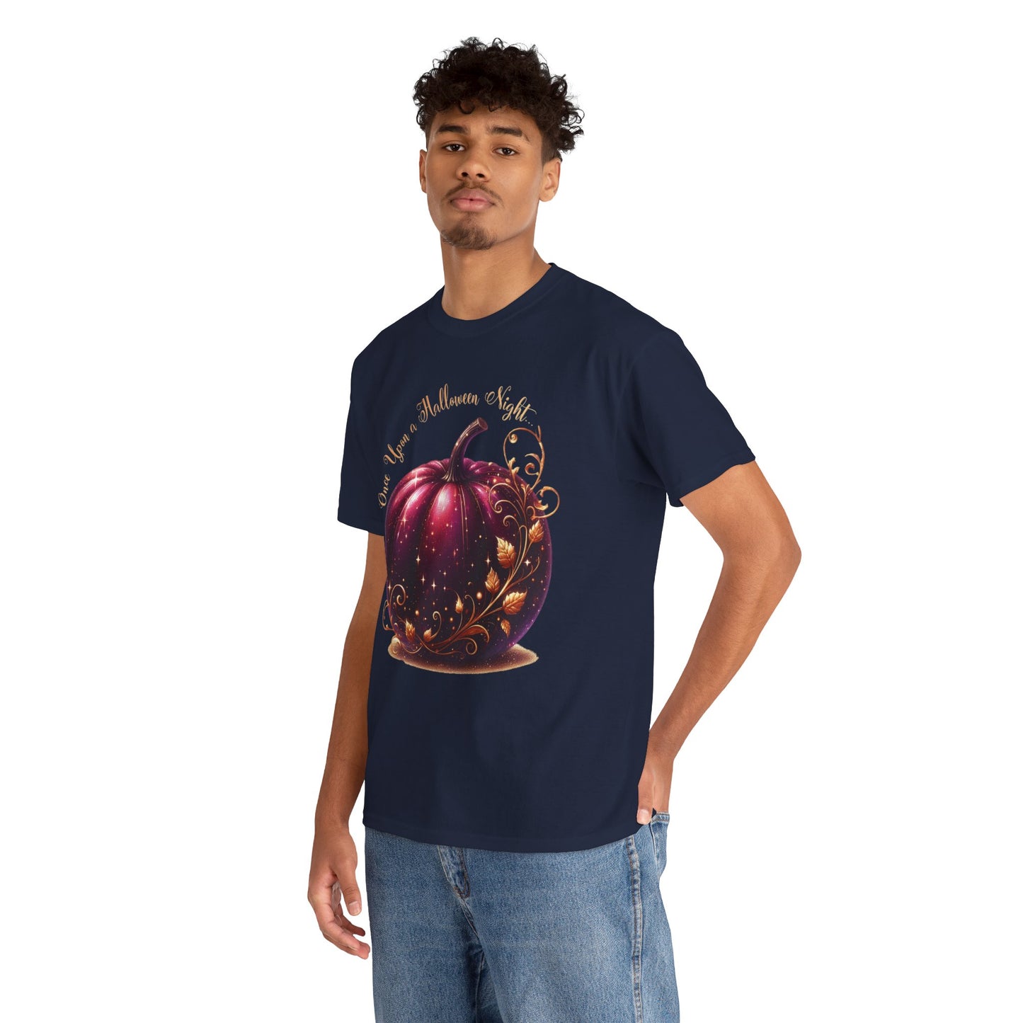 Spooky Pumpkin Tee, Halloween Shirt, Fall Fashion T-Shirt, Unisex Halloween Cotton Tee, Casual Witchy Outfit, Autumn Celebration Wear