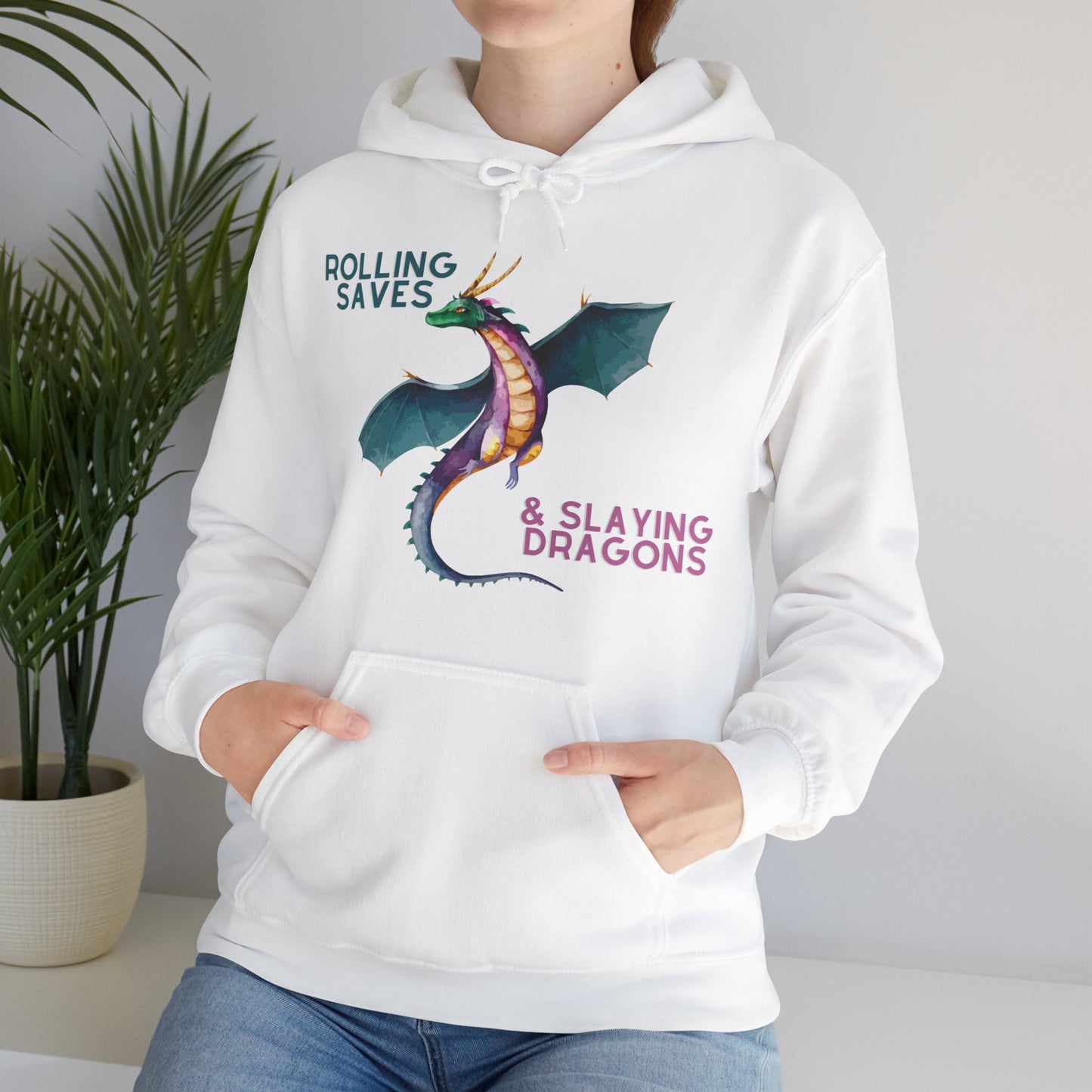 Rolling Saves & Slaying Dragons Hoodie