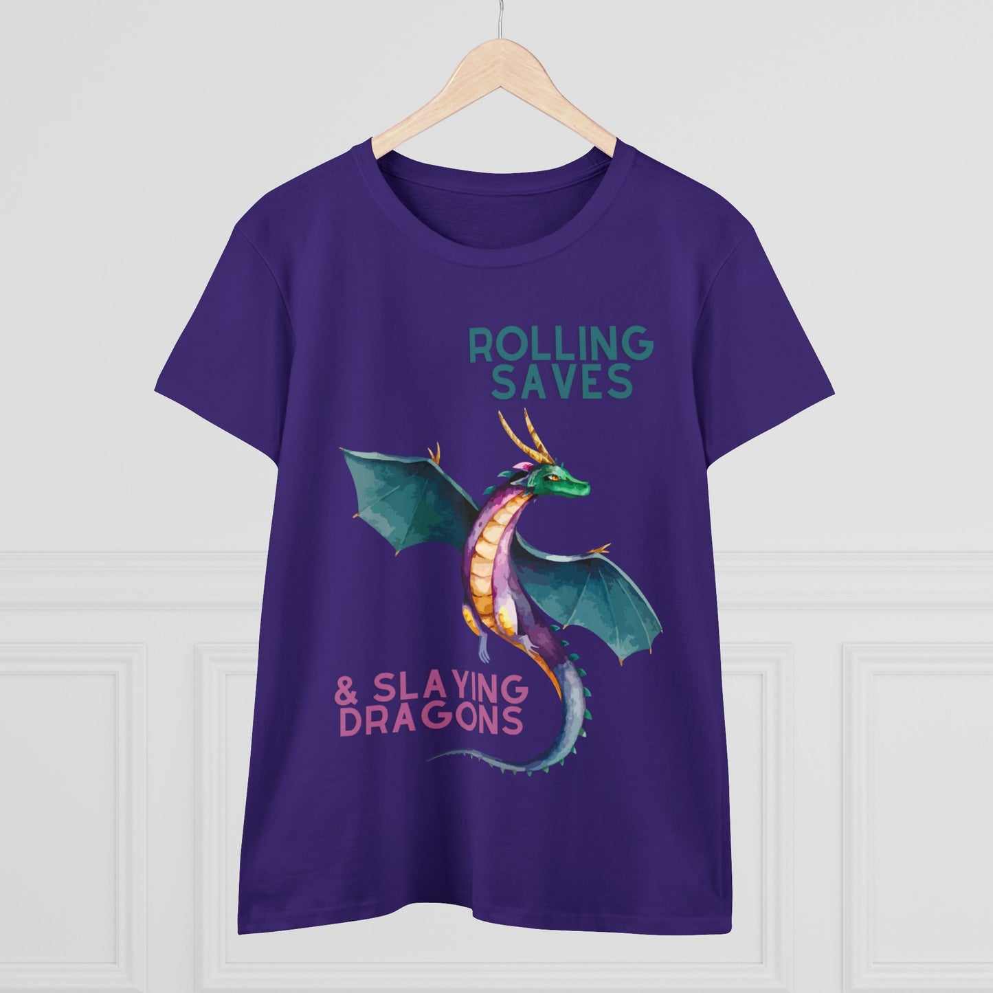 Rolling Saves & Slaying Dragons Women's Cut T-Shirt