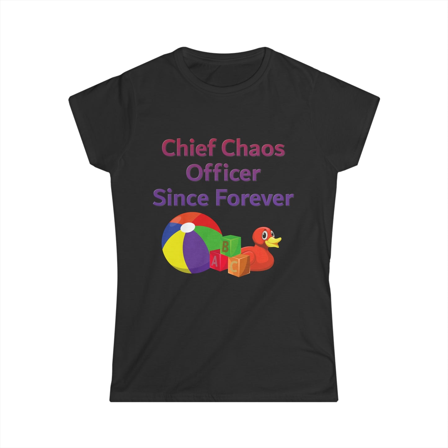 Chief Chaos Officer Women's Softstyle Tee