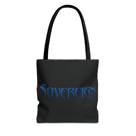 Black Sovereign Tote Bag: Stylish Carry-All, Perfect for Everyday Use, Gifts, Shopping, and Travel