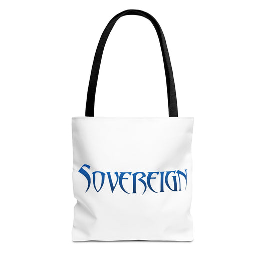 White Sovereign Tote Bag - Stylish, Reusable, Eco-Friendly Bag for Daily Use, Shopping, Travel, and Gifts