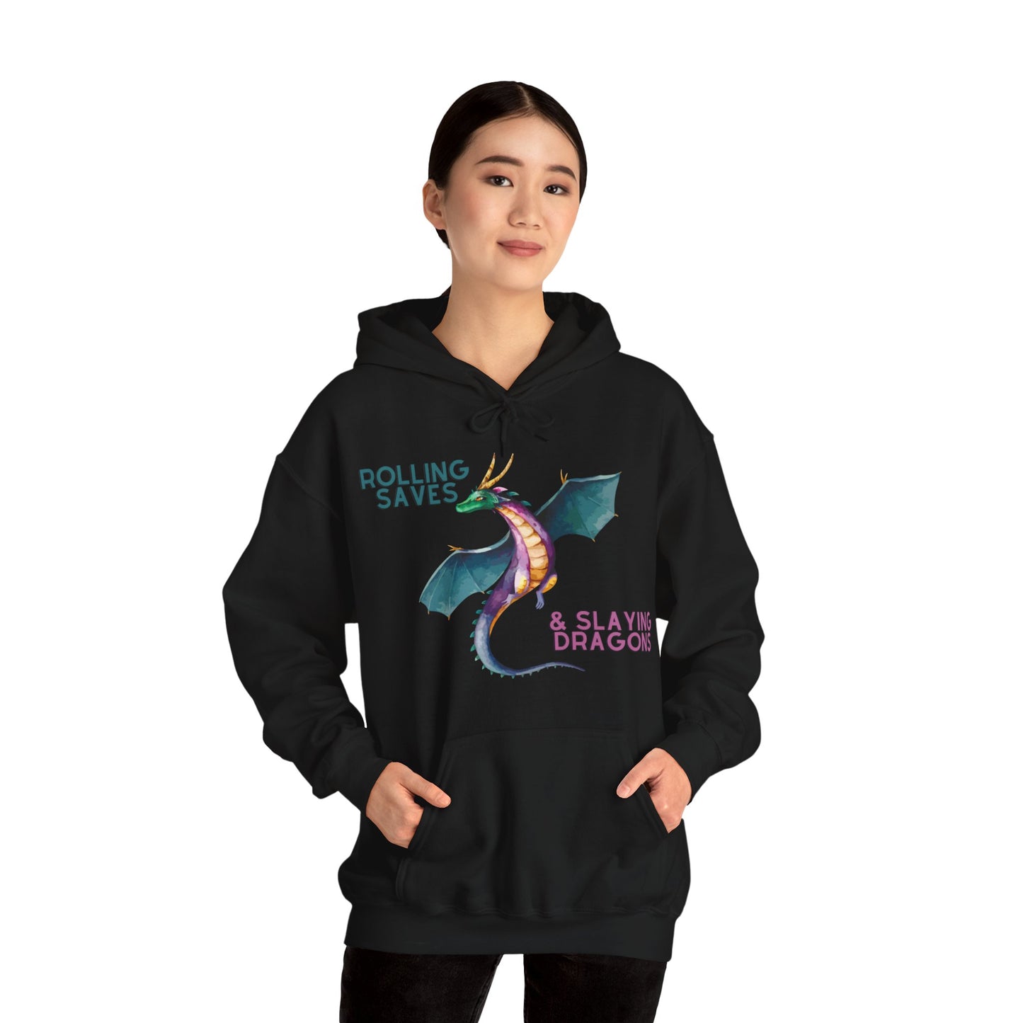 Rolling Saves & Slaying Dragons Hoodie