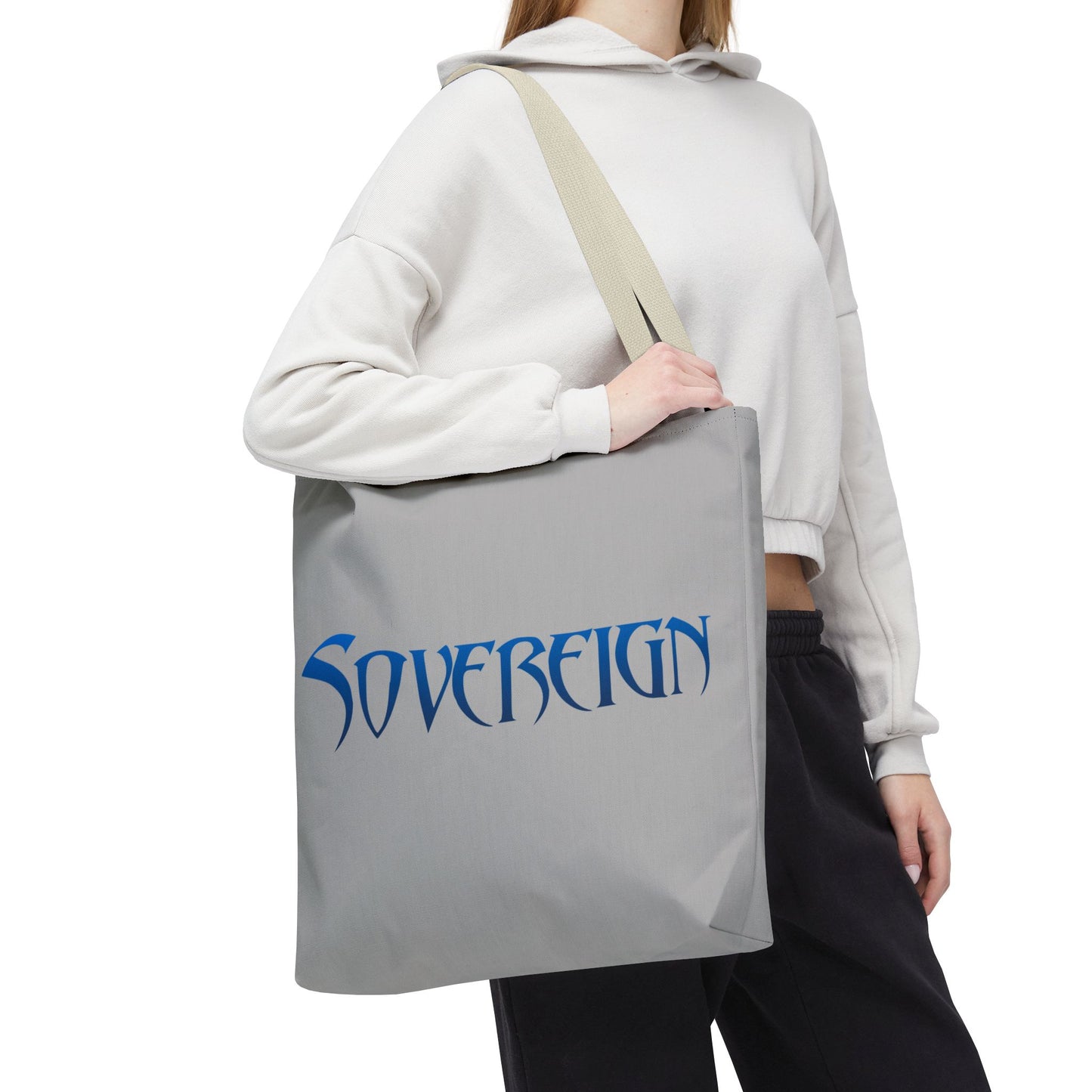 Gray Sovereign Tote Bag - Stylish, Versatile Carry All, Perfect for Beach, Grocery Shopping, or Everyday Use, Gift for Fashion Lovers, [...]